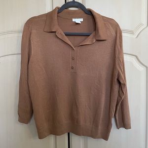 H&M Beige Button-Down
